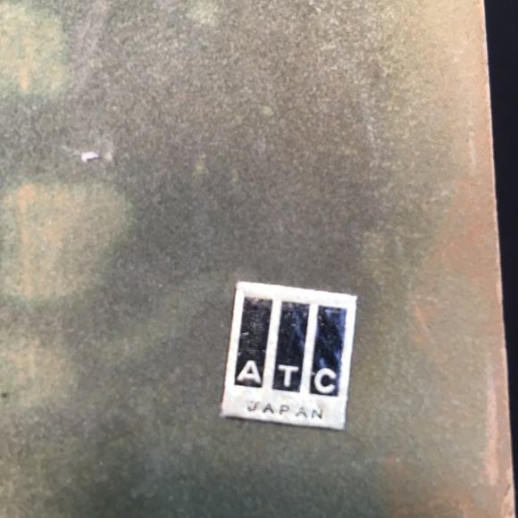 vtg Urushibara Mokuchu ATC Japan HORSE -HEAD DOWN- WALKING 6" x 6" print on tile - Picture 9 of 11